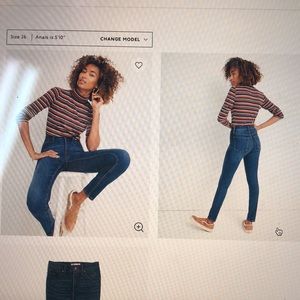 Madewell Thermolite 10” High Rise Jeans